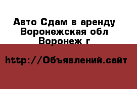 Авто Сдам в аренду. Воронежская обл.,Воронеж г.